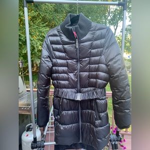 Mid length puffer coat